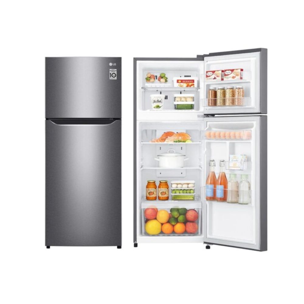 LG GN-B202SQBB 187L Top Freezer Fridge