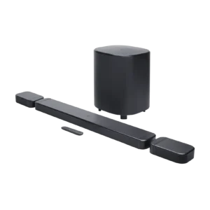 Black door closer hardware kit showing a long arm, mounting brackets, and a cylindrical main body used to auto-close a door.